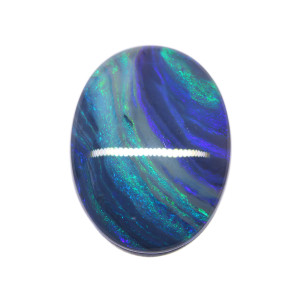 Australian Black Opal With Fire - 15.97 Carat / 17.50 Ratti